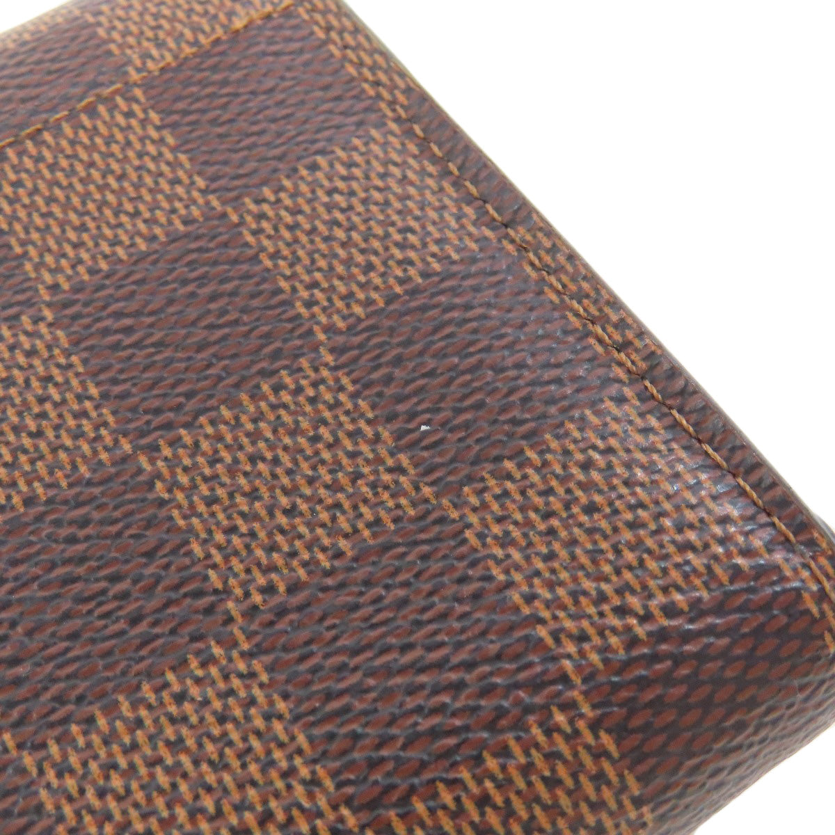 LOUIS VUITTON Long Wallet Purse M63209 Damier canvas Brown Portefeuille Sara