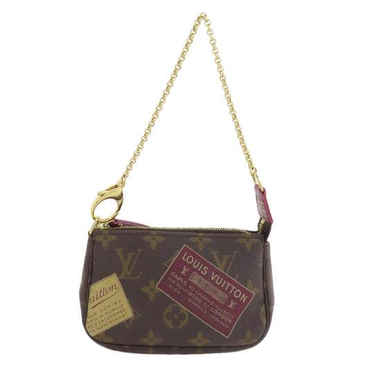 LOUIS VUITTON Accessory pouch M63798 Monogram canvas Brown Mini Pochette Accessoires Label Collection
