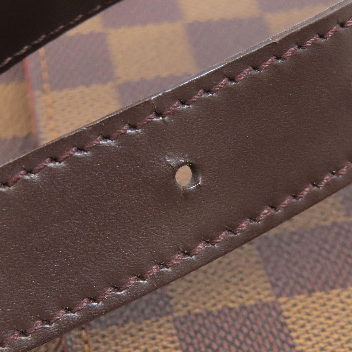 LOUIS VUITTON Shoulder Bag N45271 Damier canvas Brown Portobello PM
