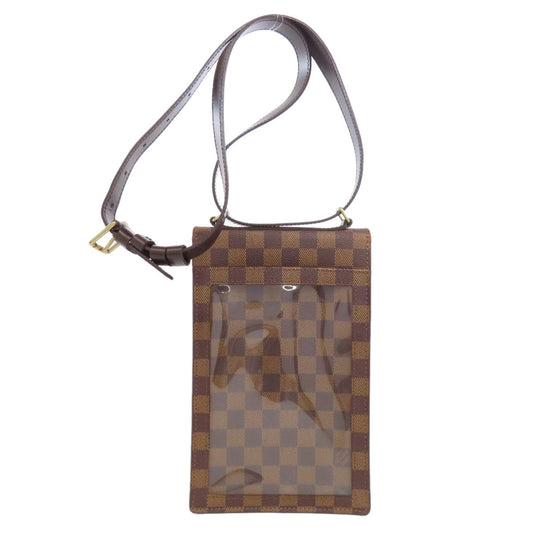 LOUIS VUITTON Shoulder Bag N45271 Damier canvas Brown Portobello PM