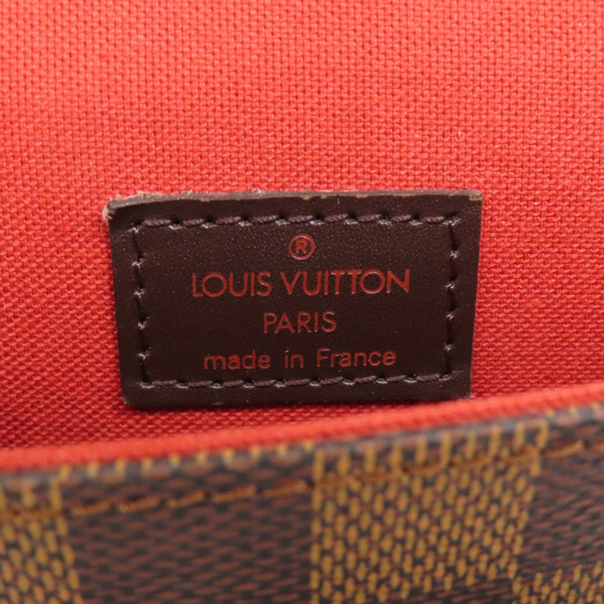 LOUIS VUITTON Shoulder Bag N45271 Damier canvas Brown Portobello PM