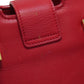 SAINT LAURENT Handbag leather Red Petit Cabas 2WAY