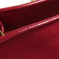 SAINT LAURENT Handbag leather Red Petit Cabas 2WAY