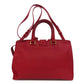 SAINT LAURENT Handbag leather Red Petit Cabas 2WAY