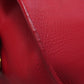 SAINT LAURENT Handbag leather Red Petit Cabas 2WAY