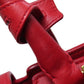 SAINT LAURENT Handbag leather Red Petit Cabas 2WAY