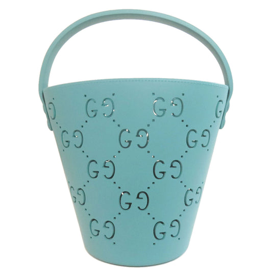 GUCCI Tote Bag 723051 rubber blue Children's GG Cutout