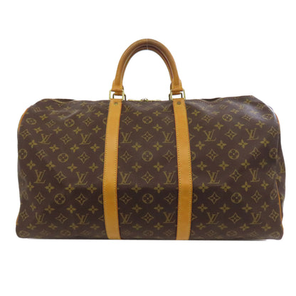 LOUIS VUITTON Boston Duffel bag M41416 Monogram canvas Brown Keepall 50