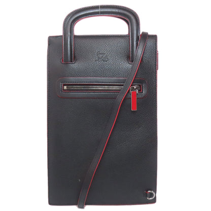 Christian Louboutin Handbag Calfskin black Studs 2WAY