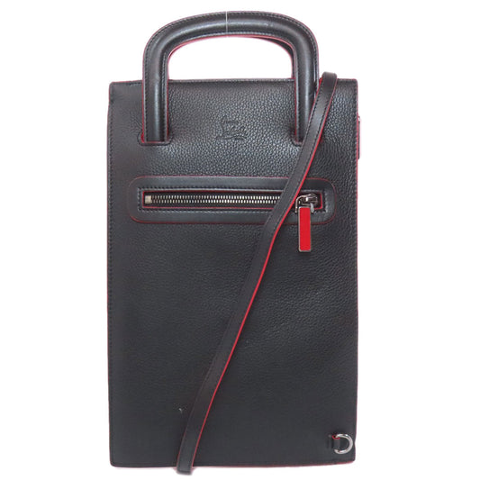 Christian Louboutin Handbag Calfskin black Studs 2WAY