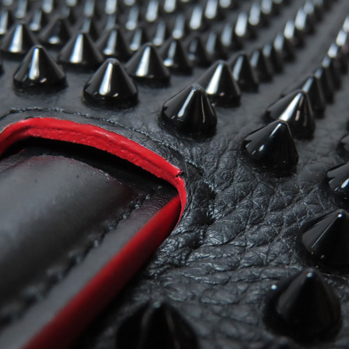 Christian Louboutin Handbag Calfskin black Studs 2WAY