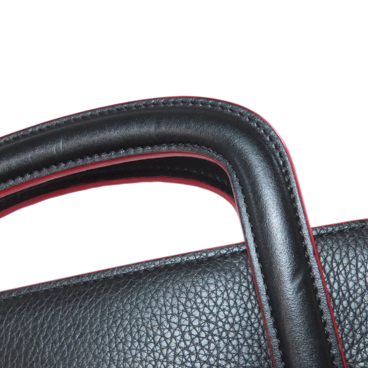 Christian Louboutin Handbag Calfskin black Studs 2WAY