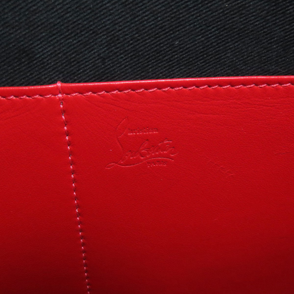 Christian Louboutin Handbag Calfskin black Studs 2WAY