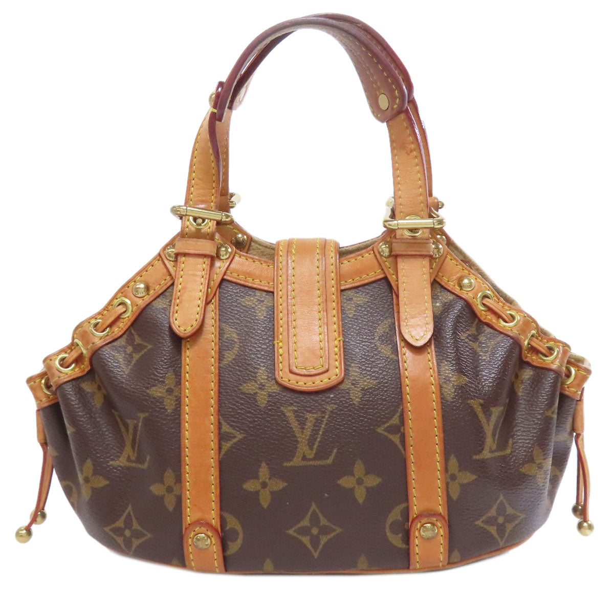 LOUIS VUITTON Handbag M92399 Monogram canvas Brown Teda PM