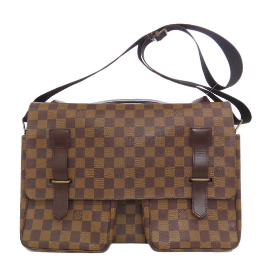LOUIS VUITTON Shoulder Bag N42270 Damier canvas Brown Broadway