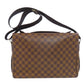 LOUIS VUITTON Shoulder Bag N42270 Damier canvas Brown Broadway