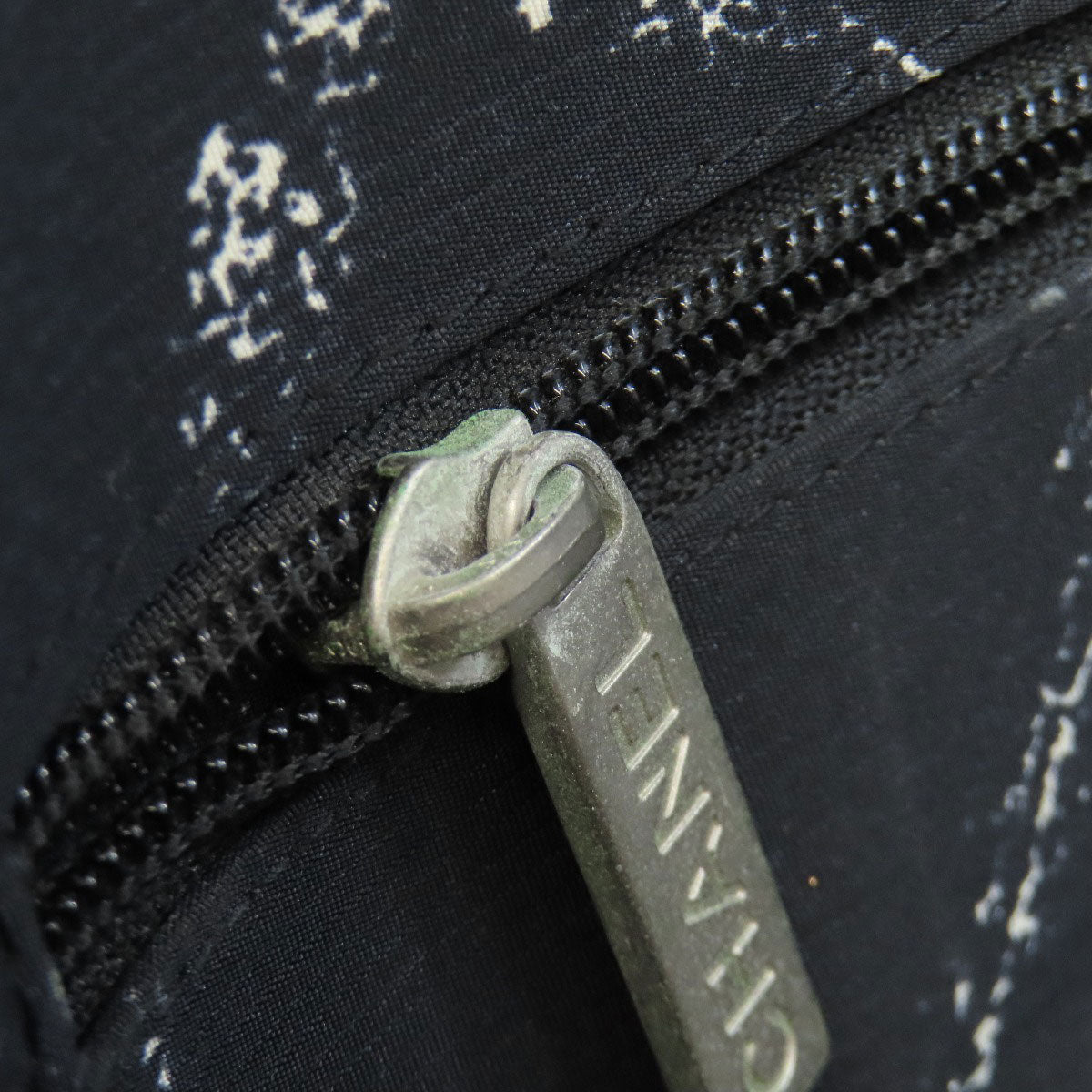 CHANEL Boston Duffel bag Nylon black Travel line