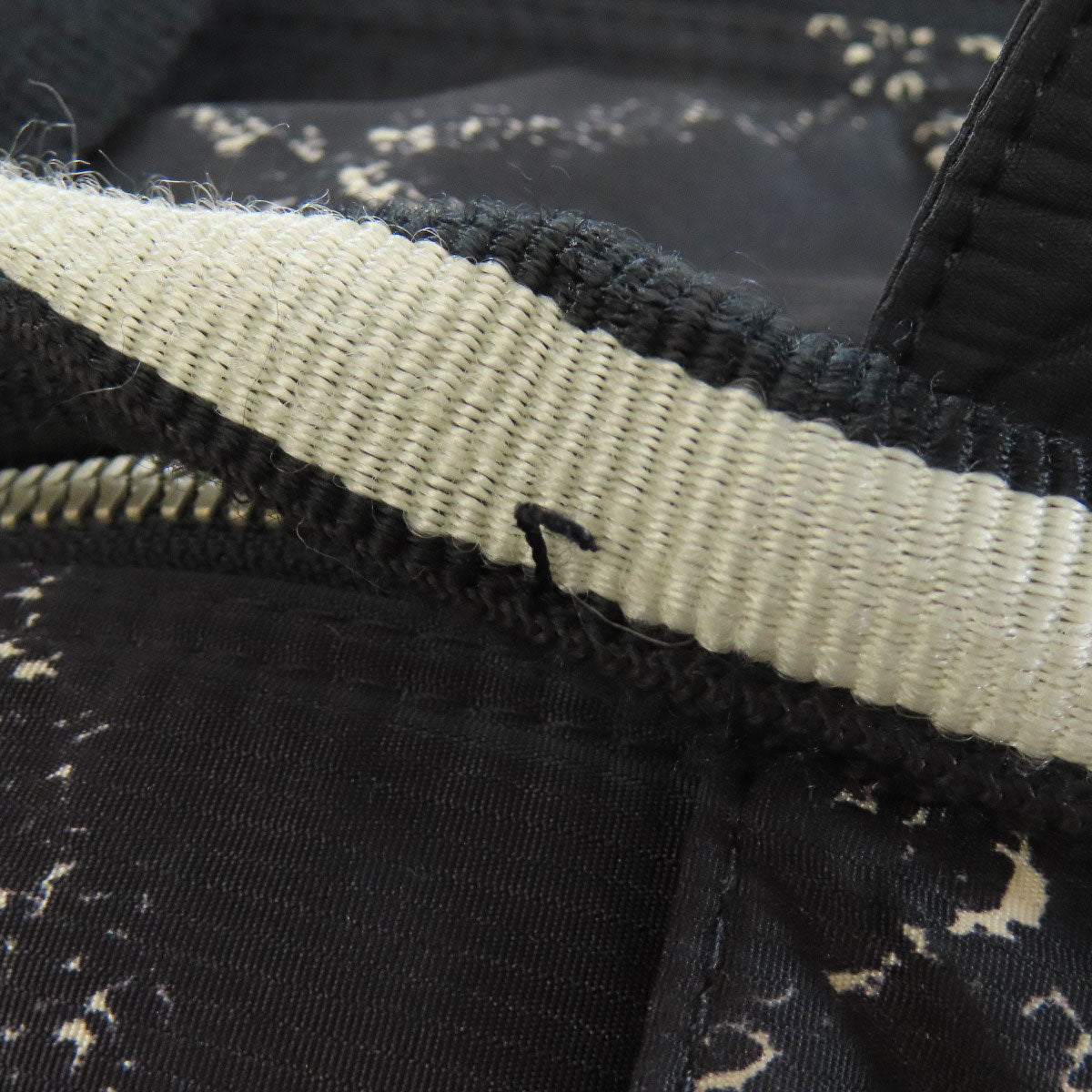 CHANEL Boston Duffel bag Nylon black Travel line