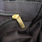 CHANEL Handbag Nylon jacquard black New Travel Line MM