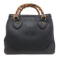 GUCCI Handbag 308360 Calfskin black Bamboo 2WAY
