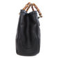 GUCCI Handbag 308360 Calfskin black Bamboo 2WAY