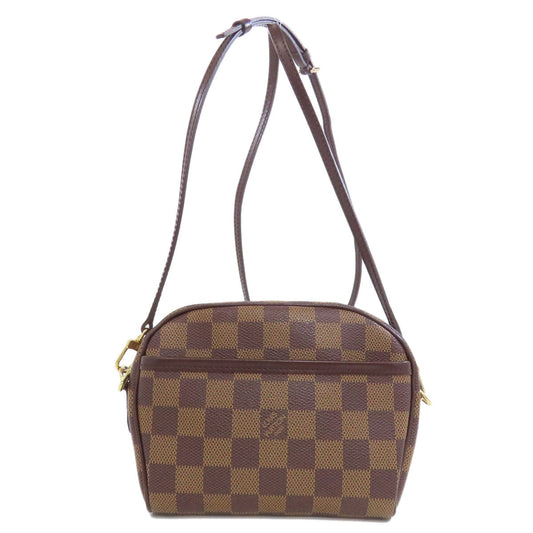 LOUIS VUITTON Shoulder Bag N51296 Damier canvas Brown Pochette Ipanema