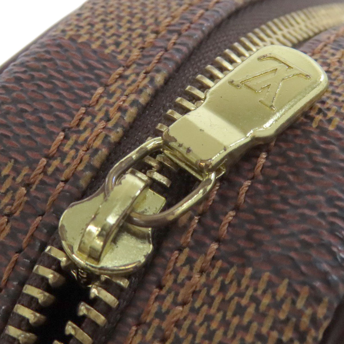 LOUIS VUITTON Shoulder Bag N51296 Damier canvas Brown Pochette Ipanema