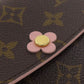 LOUIS VUITTON Long Wallet Purse M64202 Monogram canvas Brown Portefeuille・Emily Flower