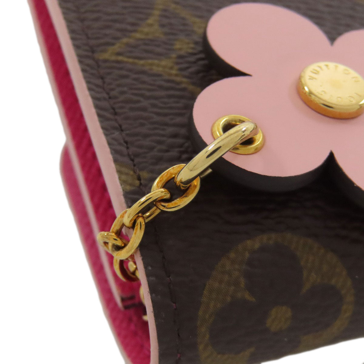 LOUIS VUITTON Long Wallet Purse M64202 Monogram canvas Brown Portefeuille・Emily Flower