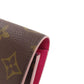 LOUIS VUITTON Long Wallet Purse M64202 Monogram canvas Brown Portefeuille・Emily Flower