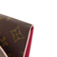 LOUIS VUITTON Long Wallet Purse M64202 Monogram canvas Brown Portefeuille・Emily Flower