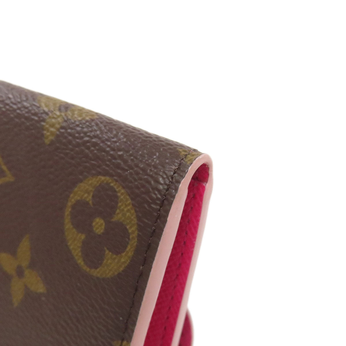 LOUIS VUITTON Long Wallet Purse M64202 Monogram canvas Brown Portefeuille・Emily Flower