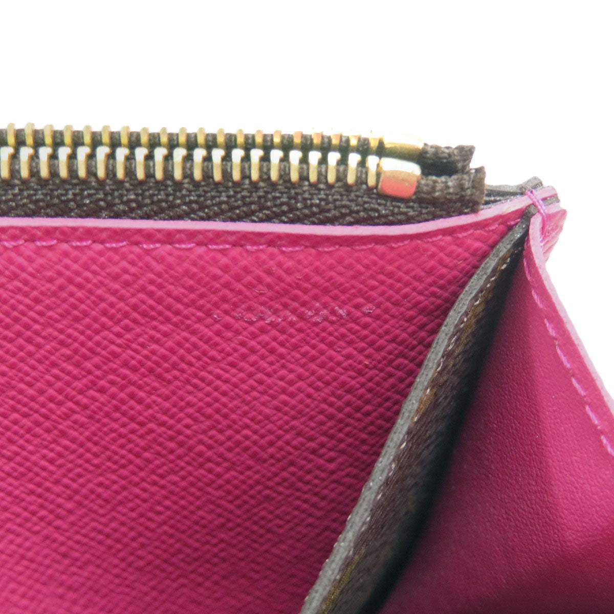 LOUIS VUITTON Long Wallet Purse M64202 Monogram canvas Brown Portefeuille・Emily Flower