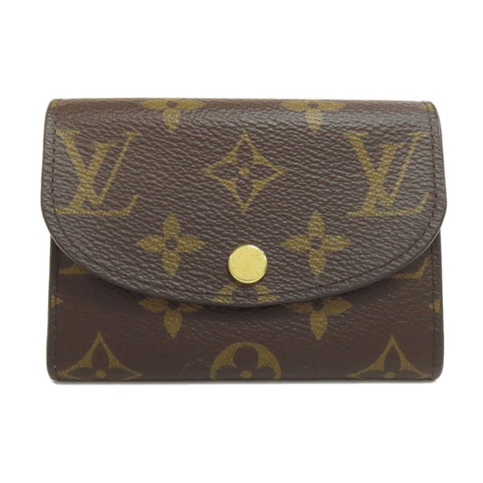 LOUIS VUITTON Coin case M62361 Monogram canvas Brown Portomonet Rosali