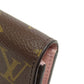 LOUIS VUITTON Coin case M62361 Monogram canvas Brown Portomonet Rosali