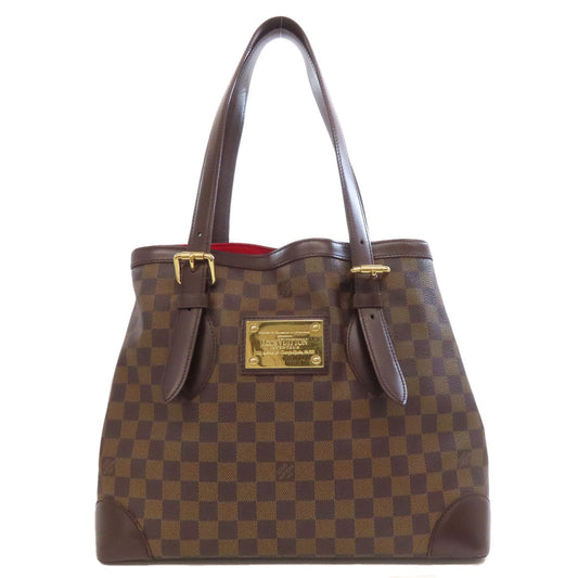 LOUIS VUITTON Tote Bag N51204 Damier canvas Brown HamsteadMM