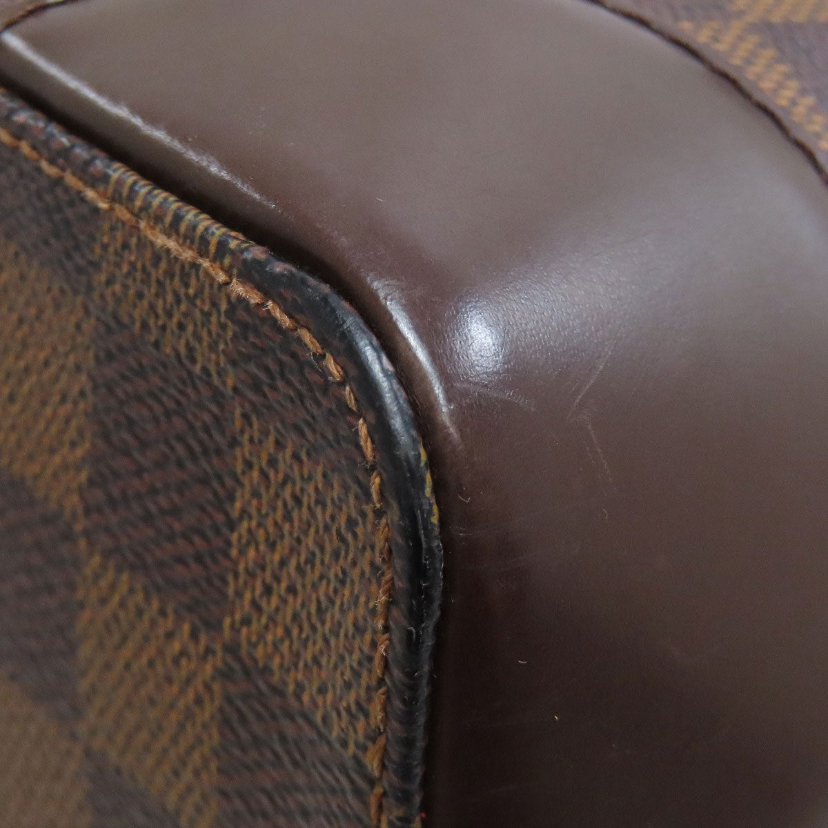 LOUIS VUITTON Tote Bag N51204 Damier canvas Brown HamsteadMM