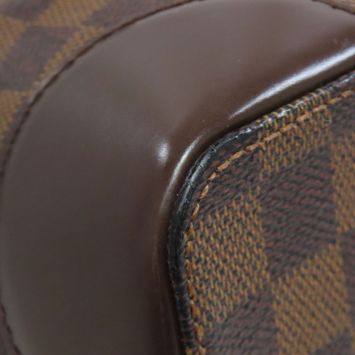 LOUIS VUITTON Tote Bag N51204 Damier canvas Brown HamsteadMM