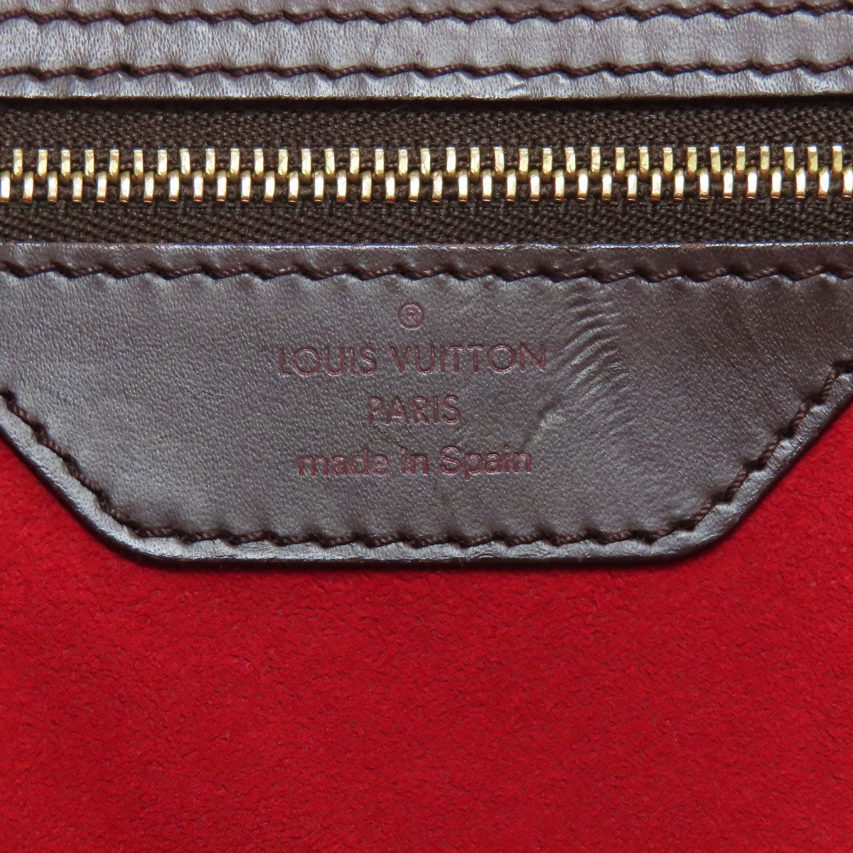 LOUIS VUITTON Tote Bag N51204 Damier canvas Brown HamsteadMM
