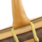 CELINE Handbag PVC Brown Macadam Mini Boston Duffel bag