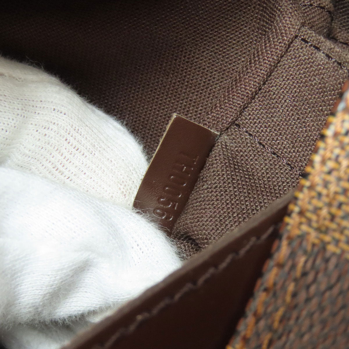 LOUIS VUITTON Shoulder Bag M45255 Damier canvas Brown Naviglio
