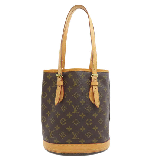 LOUIS VUITTON Tote Bag M42238 Monogram canvas Brown Bucket M Bucket PM