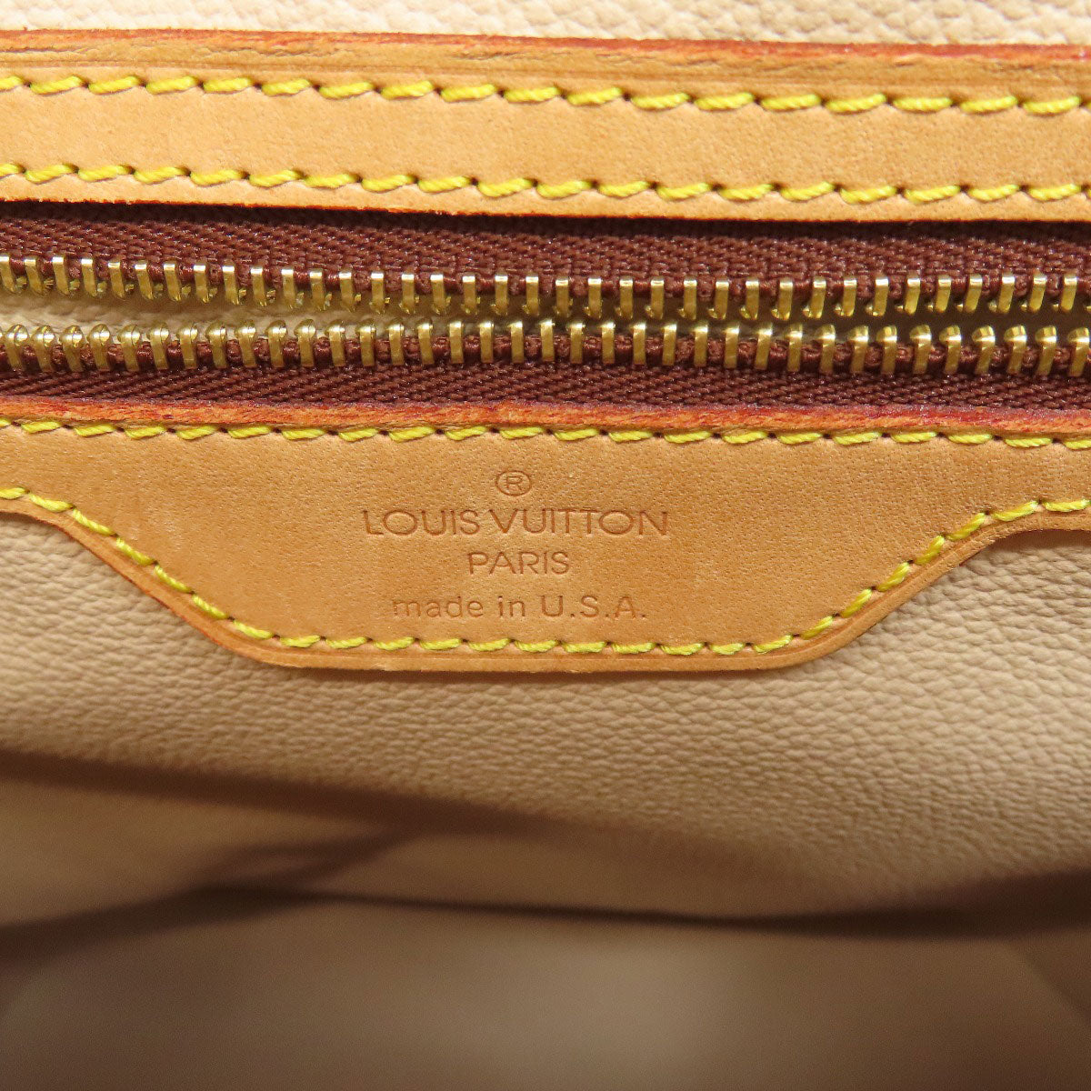 LOUIS VUITTON Tote Bag M42238 Monogram canvas Brown Bucket M Bucket PM