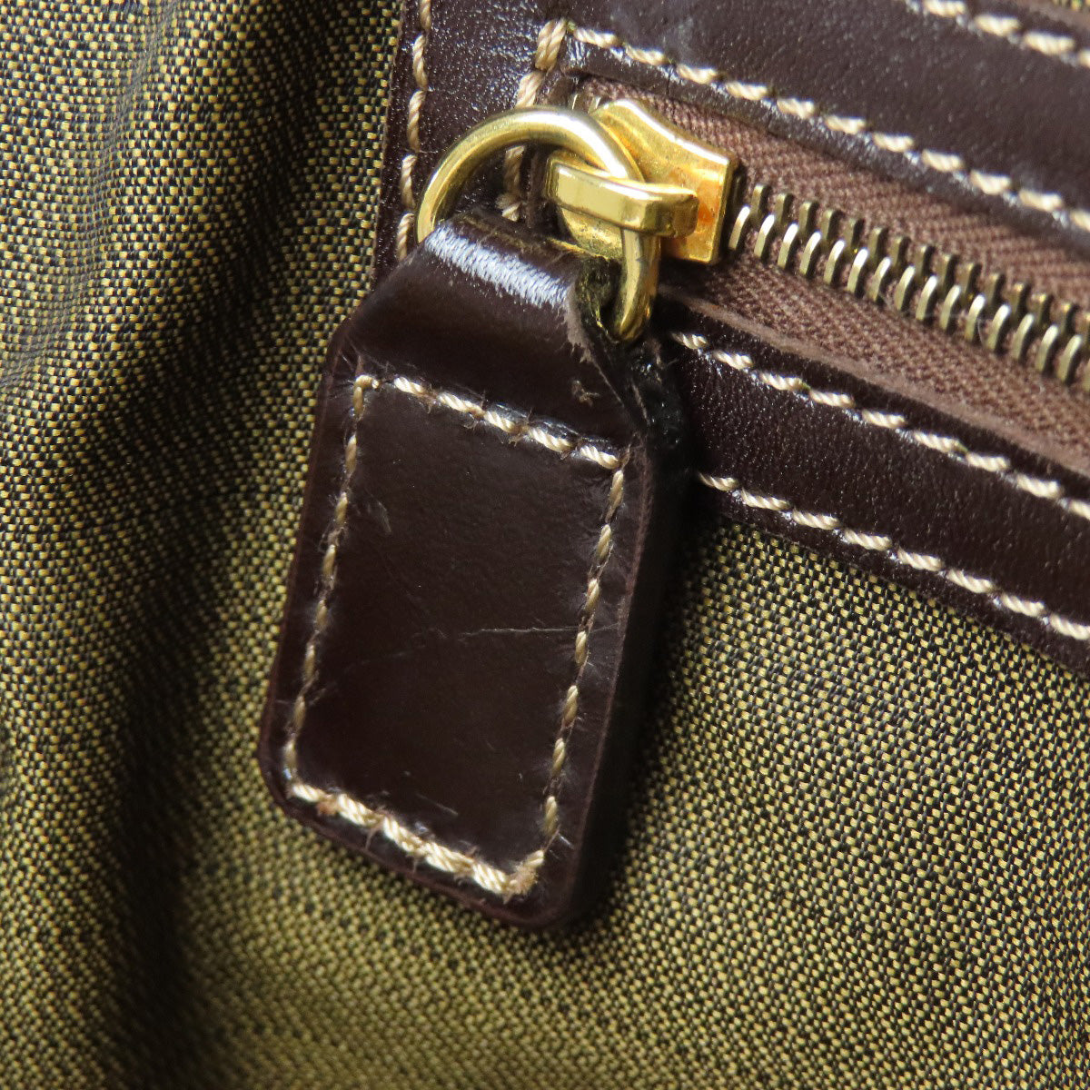 FENDI Handbag canvas Brown Zucca Pattern 2WAY