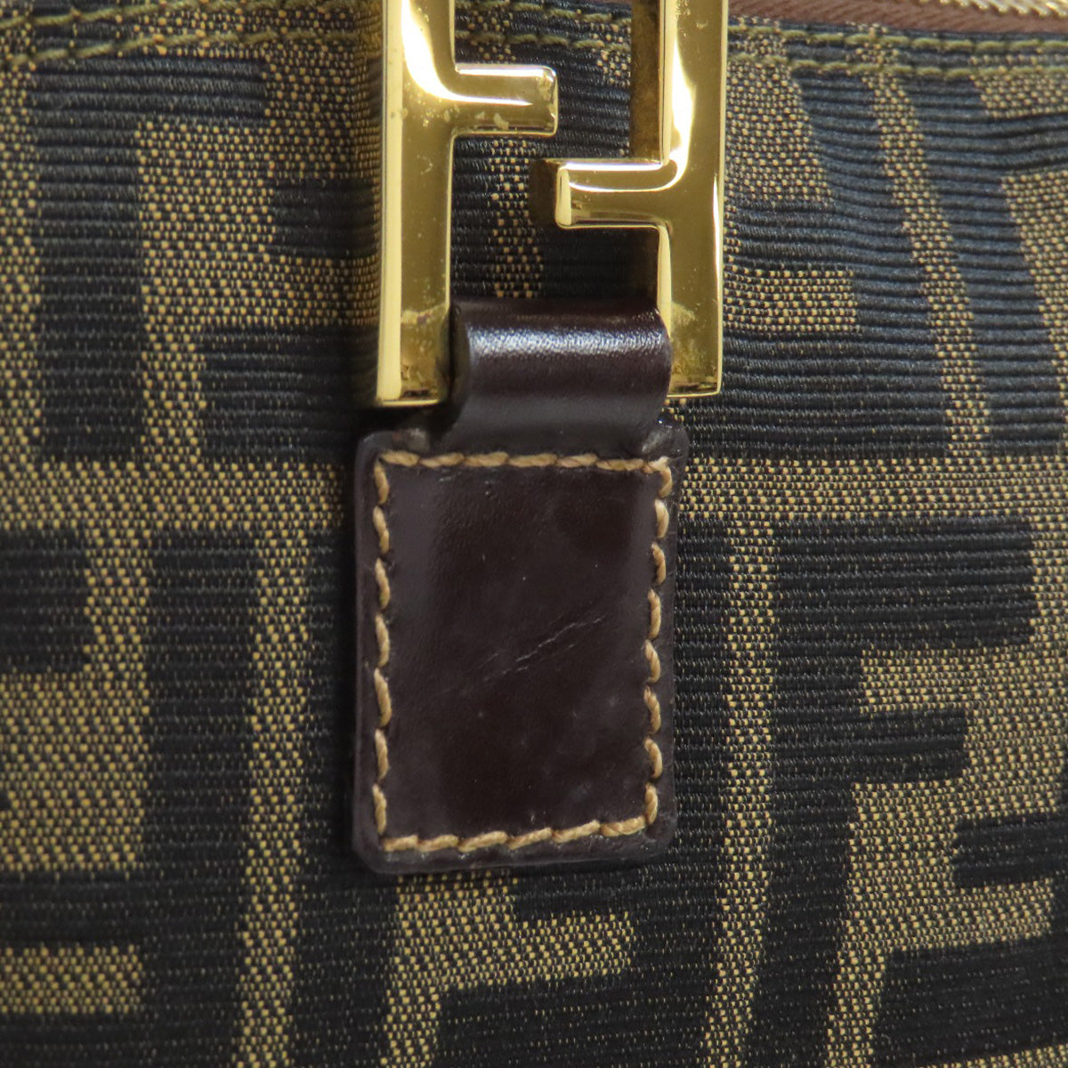 FENDI Handbag canvas Brown Zucca Pattern 2WAY