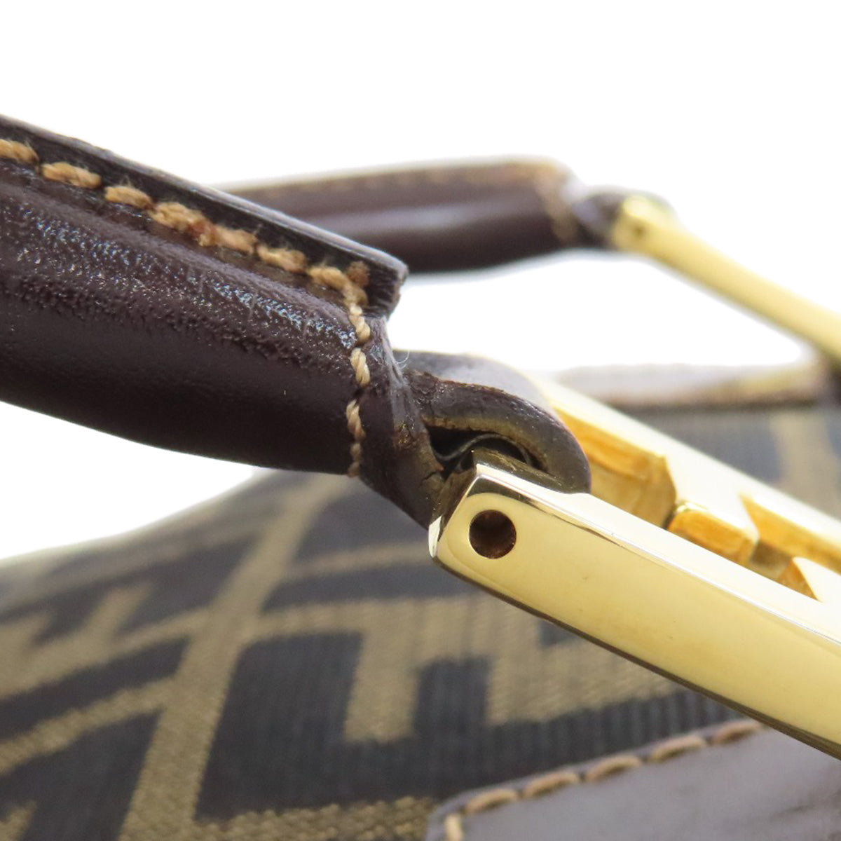FENDI Handbag canvas Brown Zucca Pattern 2WAY