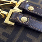 FENDI Handbag canvas Brown Zucca Pattern 2WAY