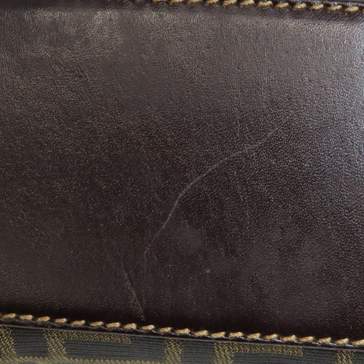 FENDI Handbag canvas Brown Zucca Pattern 2WAY