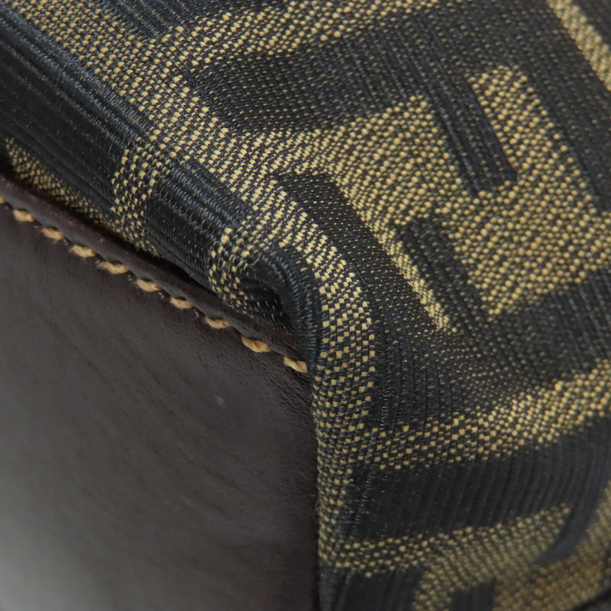 FENDI Handbag canvas Brown Zucca Pattern 2WAY