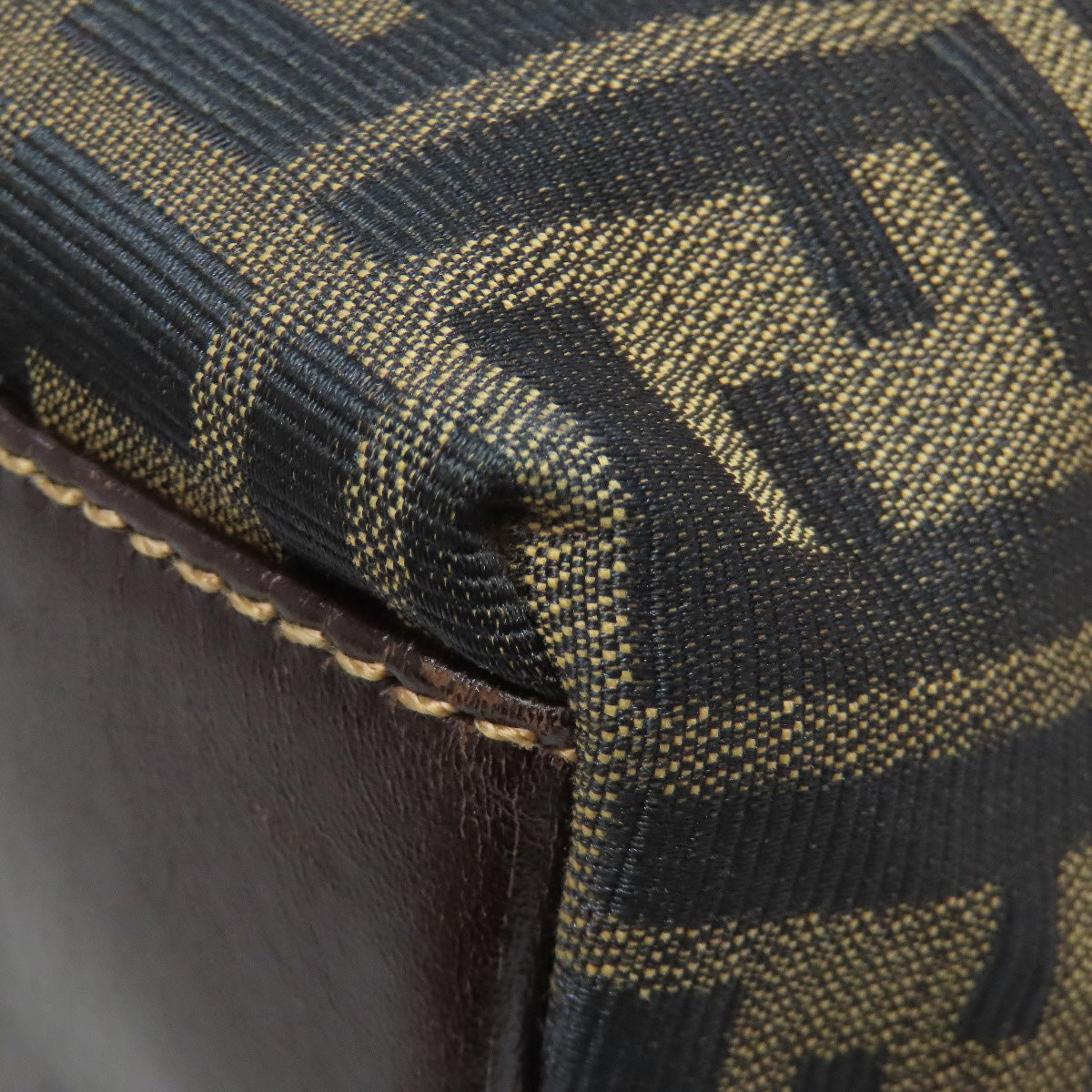 FENDI Handbag canvas Brown Zucca Pattern 2WAY